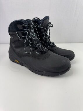 Merrell Black Outdoor Waterproof Lace-Up Hiking Boots
